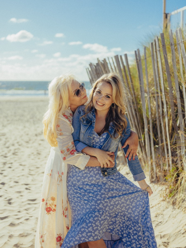 Candid Mother and Daughter Photography on the Beach