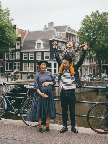 Professional Japanese Family Photo Session in Amsterdam