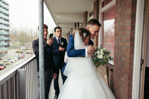 first look bride and groom photography