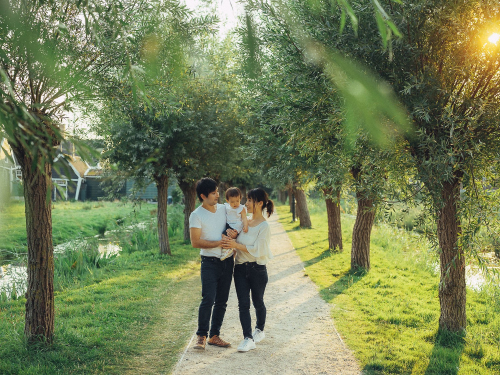 Genuine Family Photographs at Dutch Windmill Village