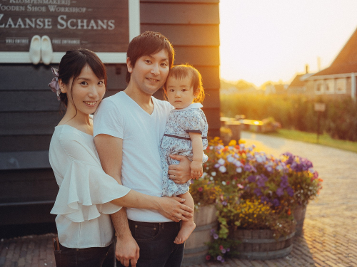 Dutch Windmills Village Candid Family Photography