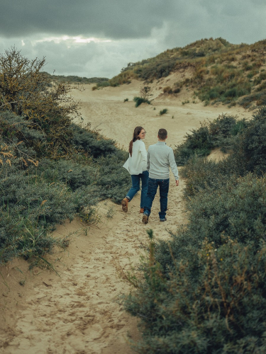 dutch dunes couple photography