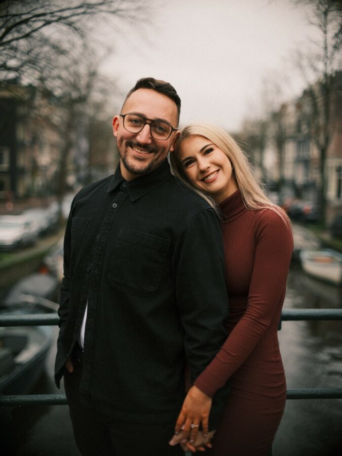 Best Amsterdam Engagement Shoot Locations in Winter