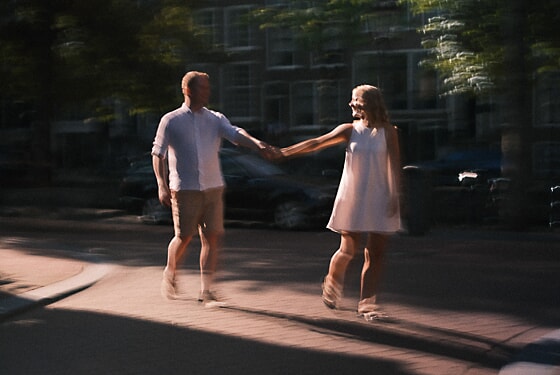 Romantic Couple Photoshoot in Delft