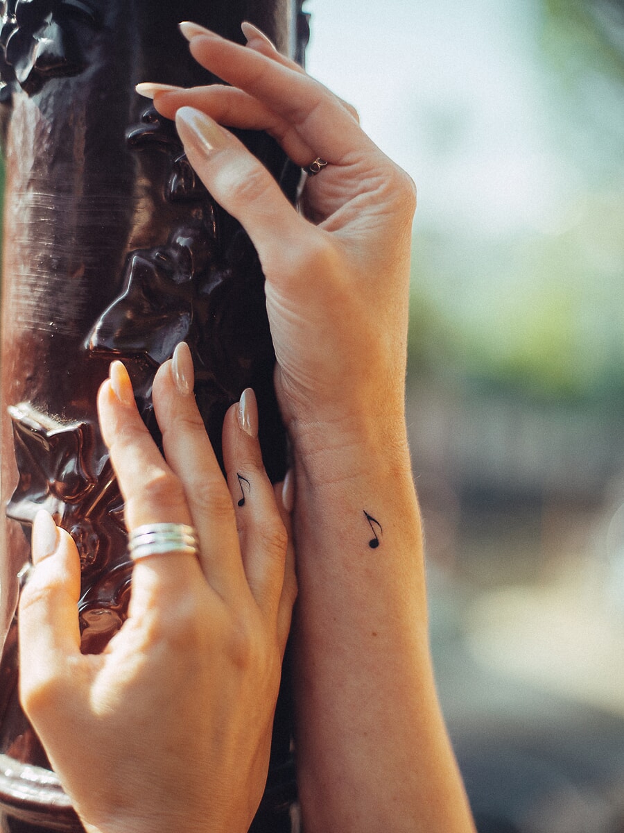 tatoos instead of rings - engagement - lgbt